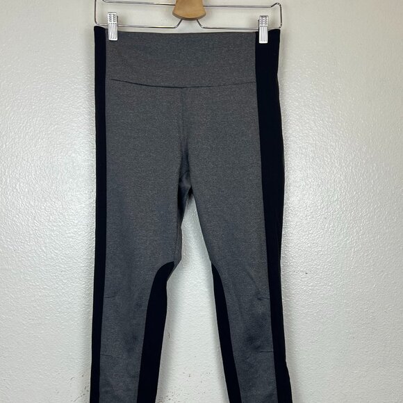 Athleta Essex Hybrid Joggers Gray Black Women Medium Tights Active Run Size S - Picture 4 of 8